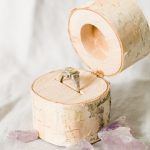 Boîte à bagues en bois de bouleau