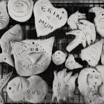 Décorations en pâte à sel réalisées par Erin et prêtes à être peintes