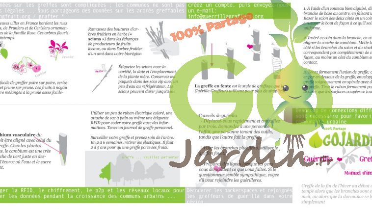 Le manuel Greffeurs Guérilla, pour des greffes facile en PDF