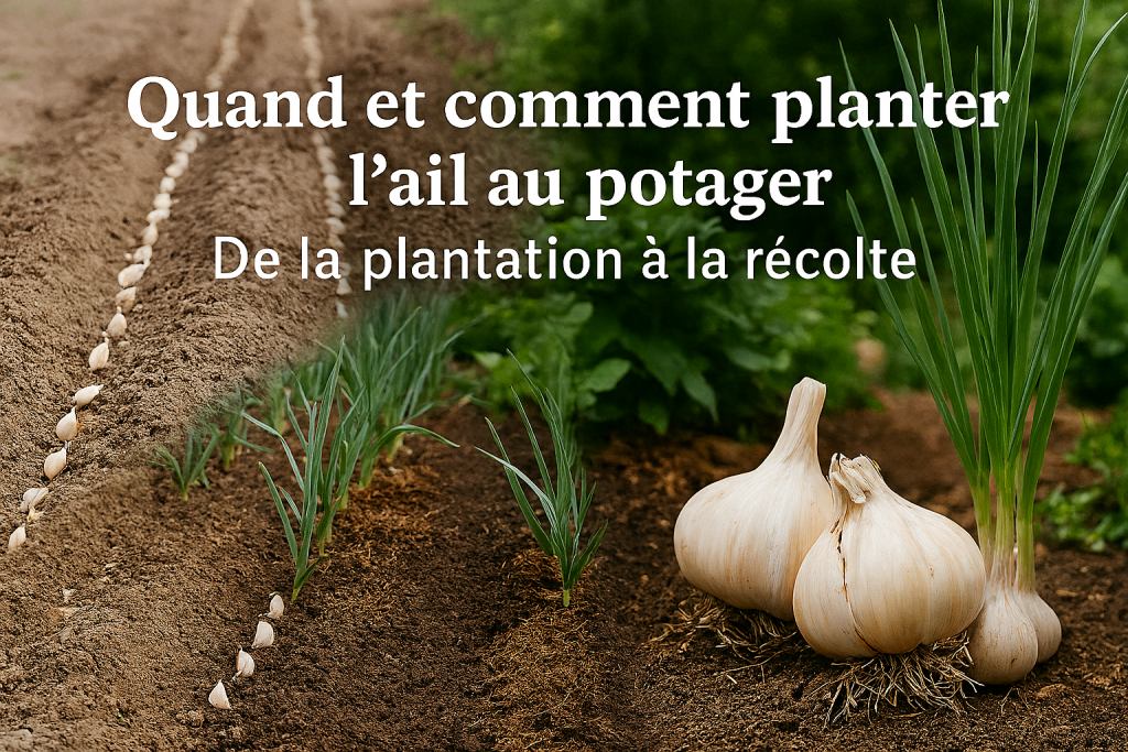 Quand et comment planter l'ail au potager : calendrier, tapes, entretien  et conservation - Go Jardin