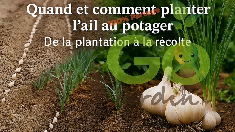Quand et comment planter l’ail au potager – de la plantation à la récolte