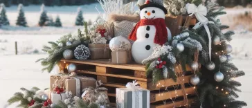 Comment fabriquer un traîneau en palette pour Noël
