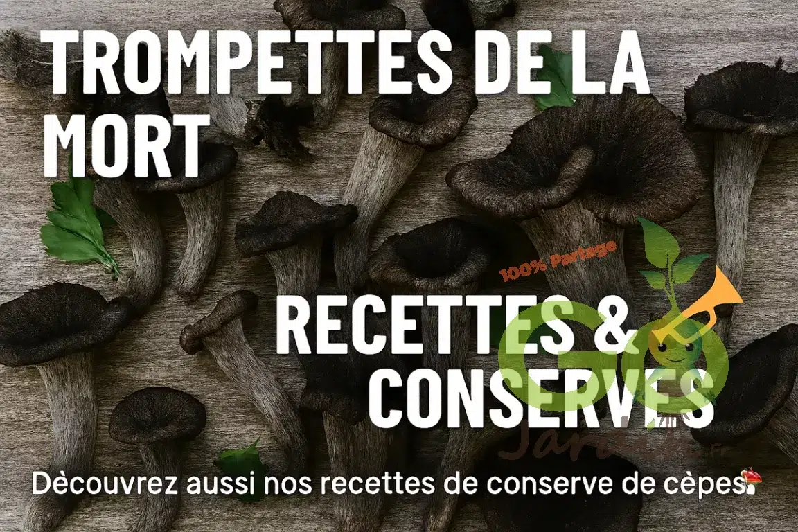 Trompettes de la mort – recettes et méthodes de conservation (séchage, congélation, bocaux, huile, pickles)
