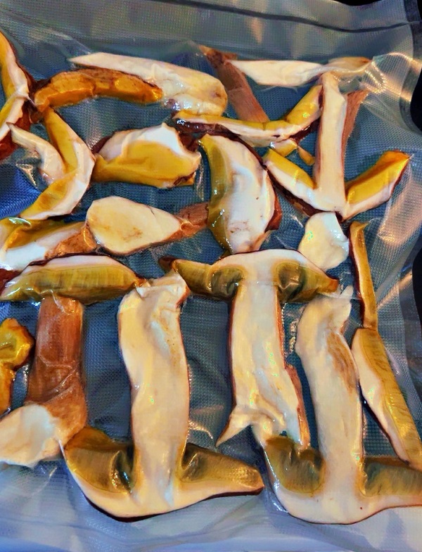 Cèpes sous vide
