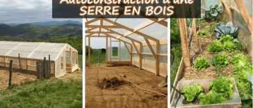 Autoconstruction d'une SERRE EN BOIS