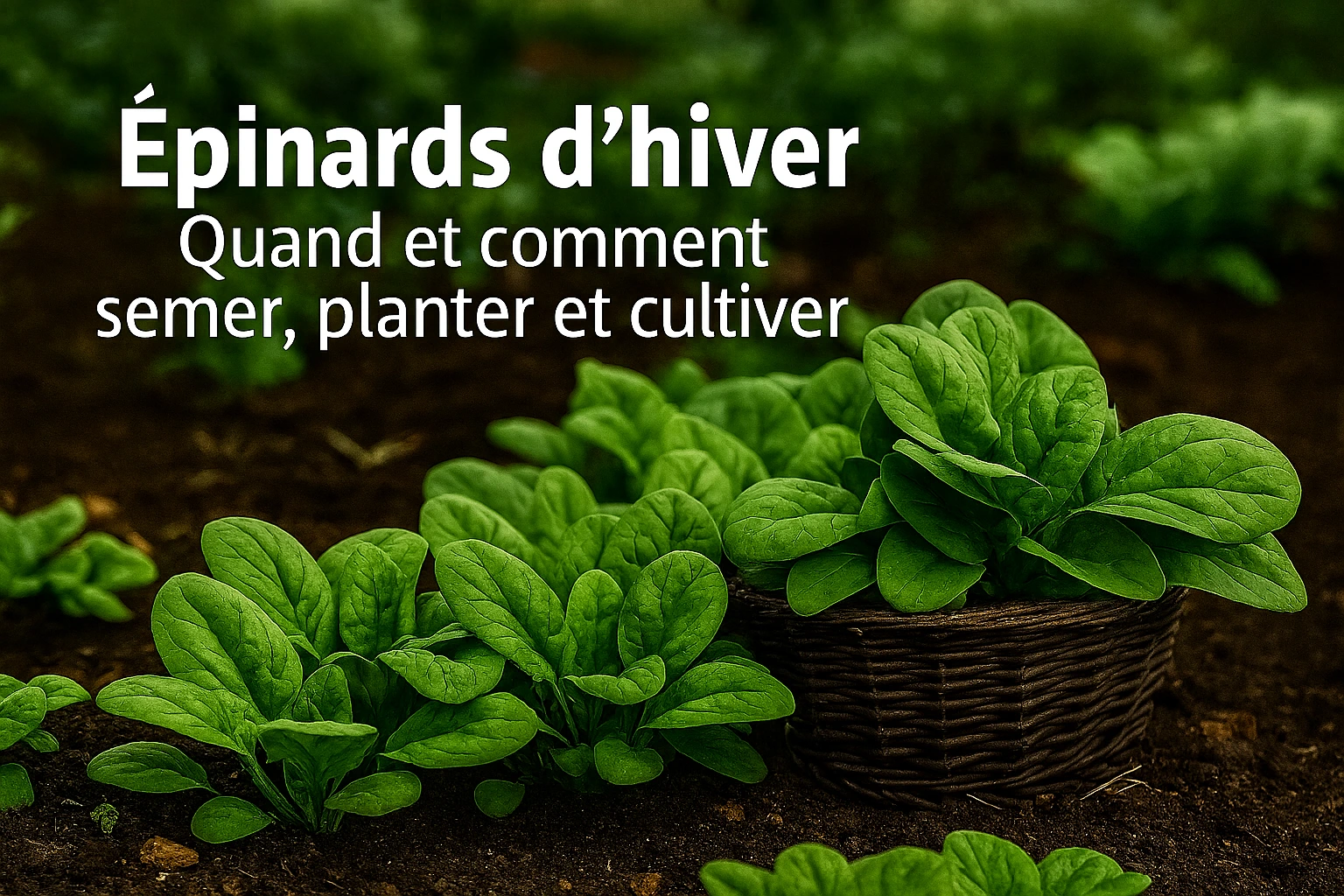 🥬 Épinards d’hiver Le costaud du potager Go Jardin — free download