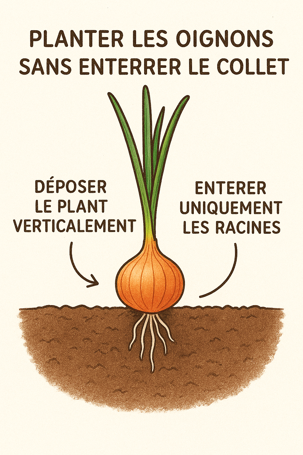 Oignons rouges, jaunes et blancs au potager – planter oignon rouge au potager