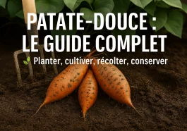 Patate-douce cultivée et récoltée au potager : guide complet 2026 pour planter, entretenir et réussir sa culture
